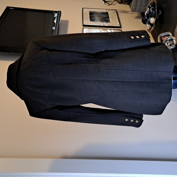 Practically new JESSICA SIMPSON charcoal gray jacket/coat. Sz m - Picture 4 of 10